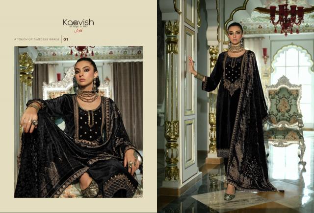 Kaavish Pehnava catalog wholesale unstitched salwar kameez material in bangalore - Sanvari Fashion
