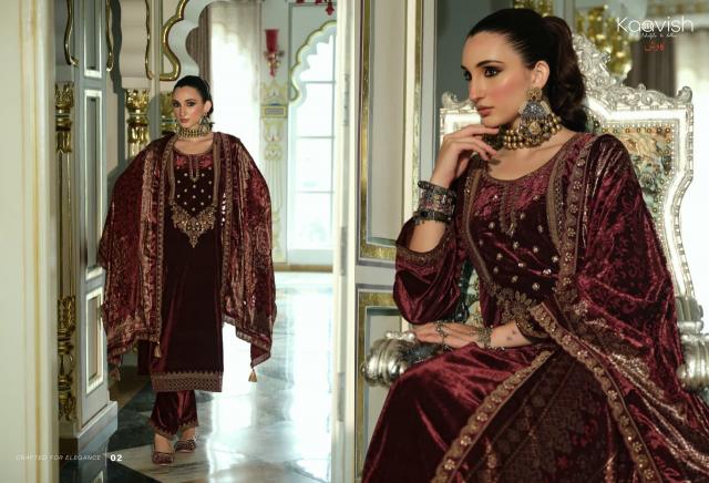 Kaavish Pehnava catalog wholesale unstitched salwar kameez material in bangalore - Sanvari Fashion