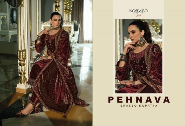 Kaavish Pehnava catalog wholesale unstitched salwar kameez material in bangalore - Sanvari Fashion