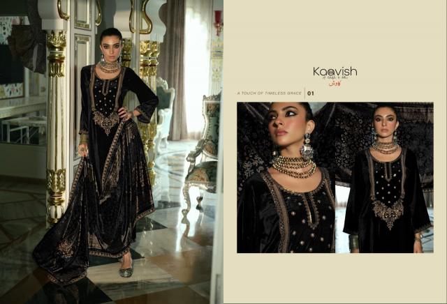 Kaavish Pehnava catalog wholesale unstitched salwar kameez material in bangalore - Sanvari Fashion