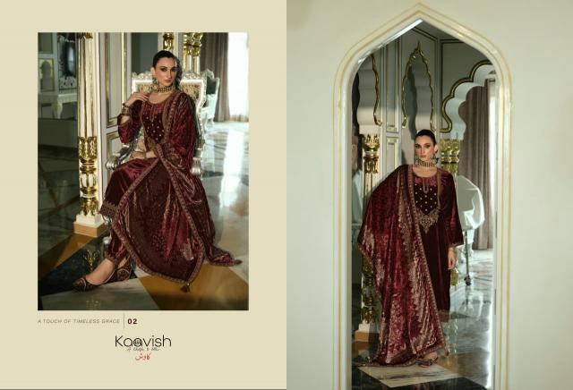Kaavish Pehnava catalog wholesale unstitched salwar kameez material in bangalore - Sanvari Fashion