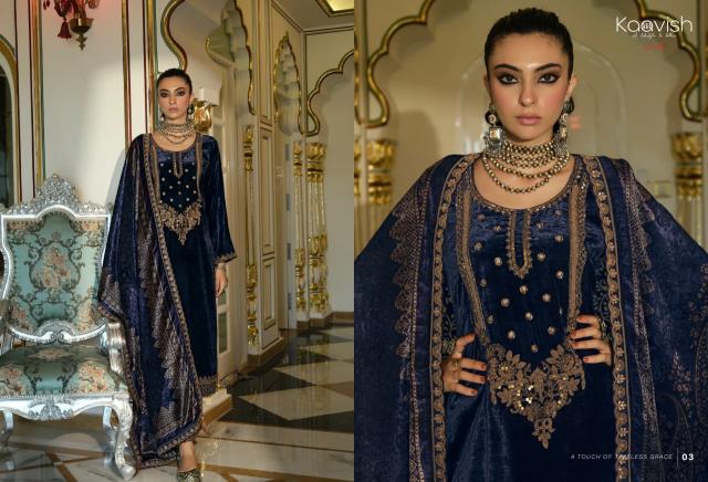 Kaavish Pehnava catalog wholesale unstitched salwar kameez material in bangalore - Sanvari Fashion