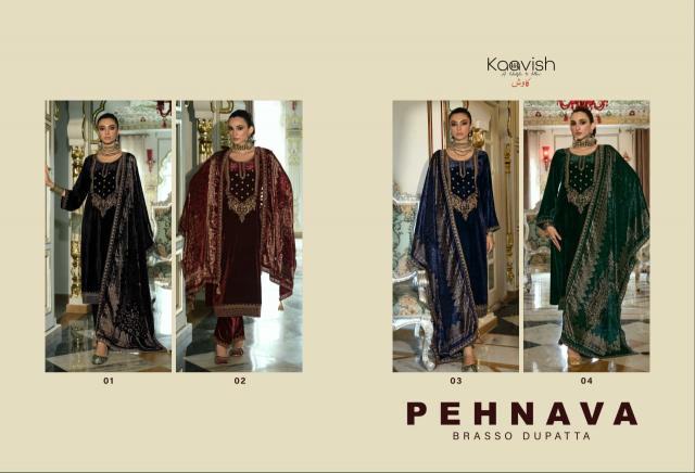 Kaavish Pehnava catalog wholesale unstitched salwar kameez material in bangalore - Sanvari Fashion