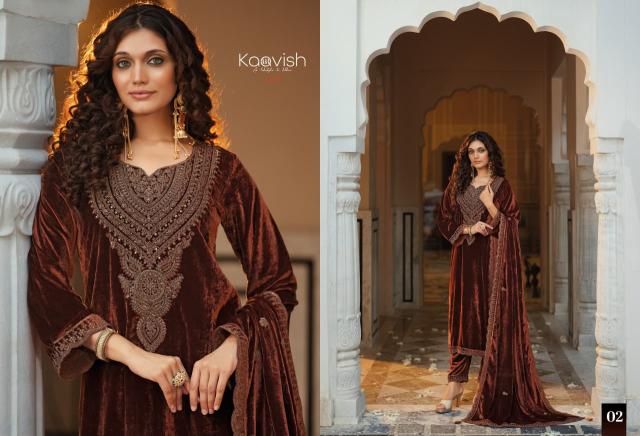 Kaavish Zarkash catalog salwar kameez wholesale online shopping - Sanvari Fashion