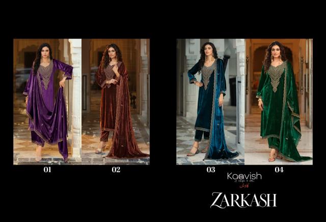 Kaavish Zarkash catalog salwar kameez wholesale online shopping - Sanvari Fashion