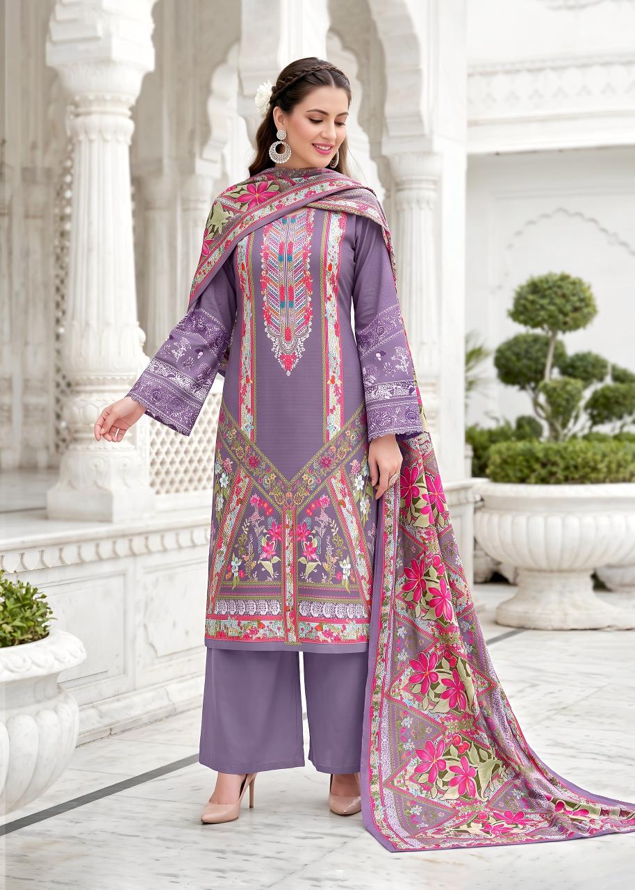 Kavyaâ€Ž Kala Nazakat catalog wholesale market dress material kolkata - Sanvari Fashion