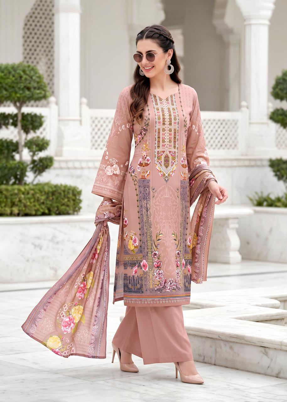 Kavyaâ€Ž Kala Nazakat catalog wholesale market dress material kolkata - Sanvari Fashion