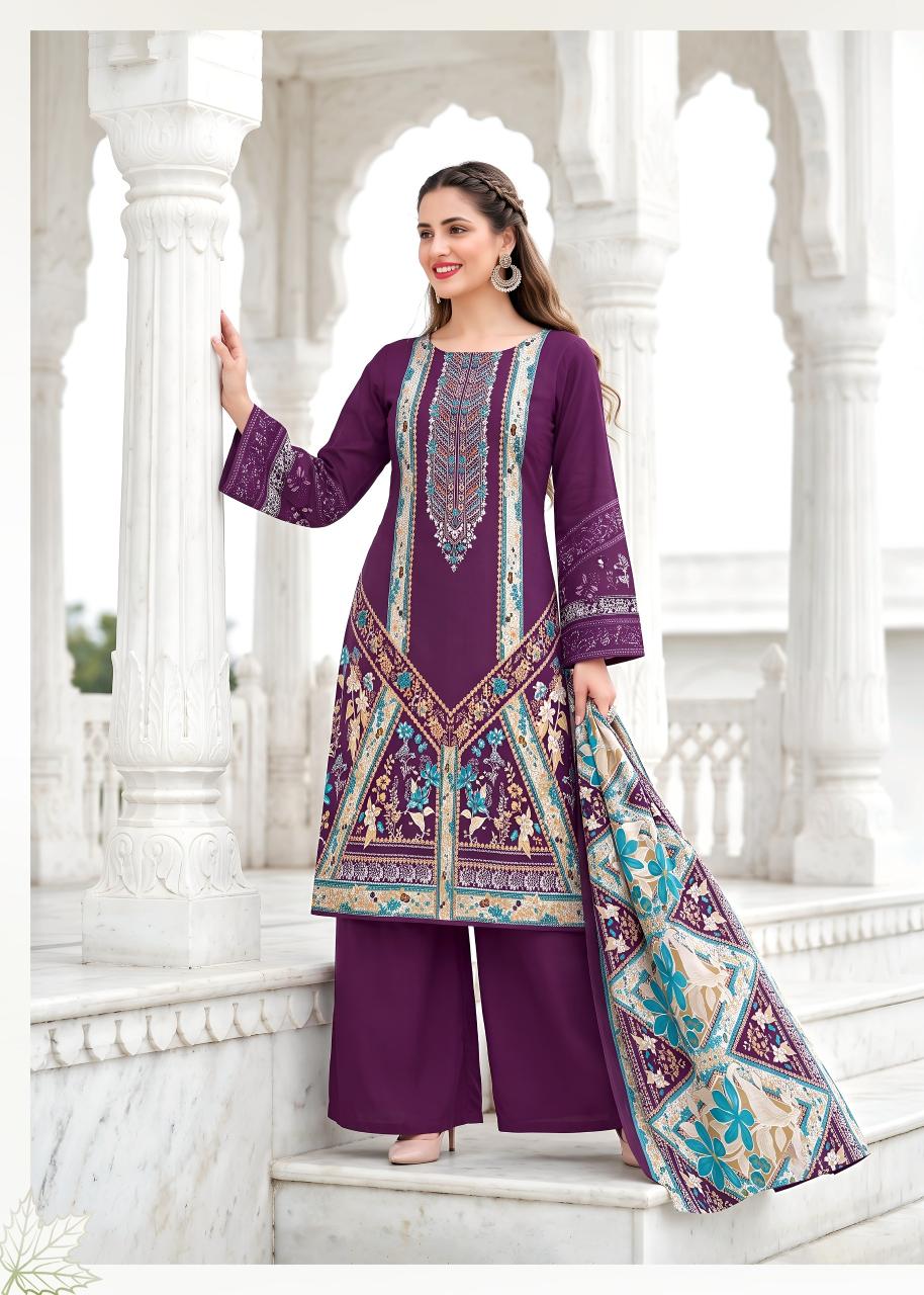 Kavyaâ€Ž Kala Nazakat catalog wholesale market dress material kolkata - Sanvari Fashion