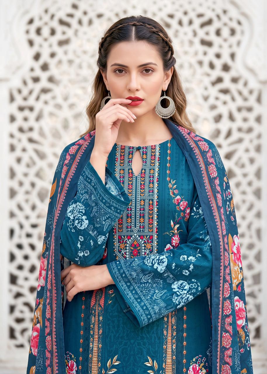 Kavyaâ€Ž Kala Nazakat catalog wholesale market dress material kolkata - Sanvari Fashion