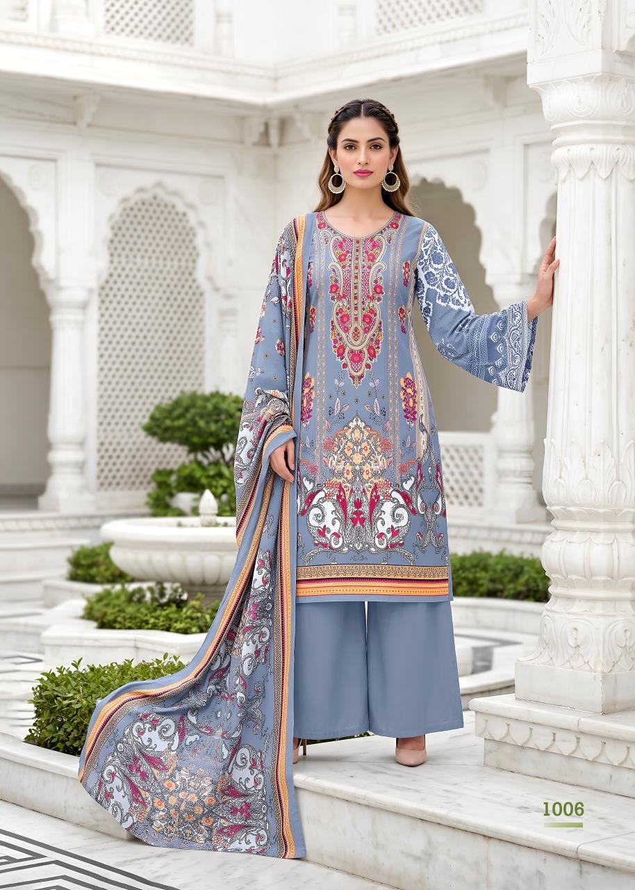 Kavyaâ€Ž Kala Nazakat catalog wholesale market dress material kolkata - Sanvari Fashion