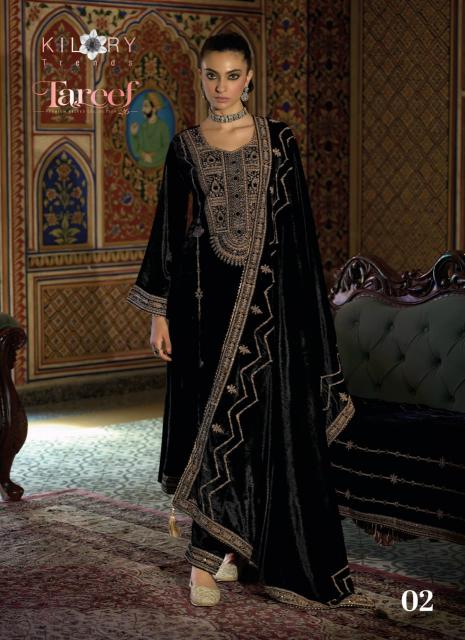 Kilory Tareef Catalog wholesale salwar kameez in burrabazar - Sanvari Fashion