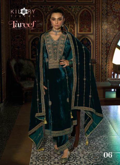 Kilory Tareef Catalog wholesale salwar kameez in burrabazar - Sanvari Fashion
