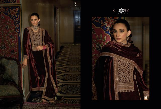 Kilory Tareef Catalog wholesale salwar kameez in burrabazar - Sanvari Fashion