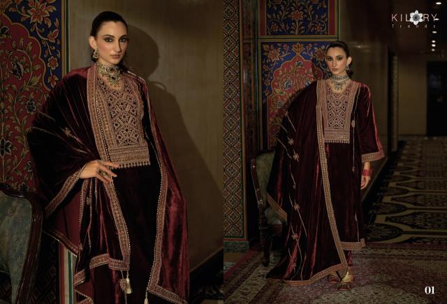 Kilory Tareef Catalog wholesale salwar kameez in burrabazar - Sanvari Fashion
