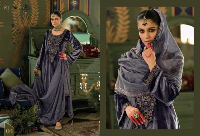 Kilory Valentino catalog designer salwar kameez at wholesale price - Sanvari Fashion
