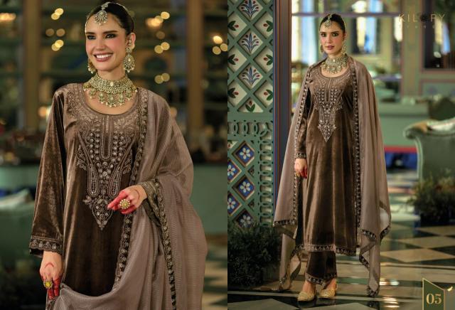 Kilory Valentino catalog designer salwar kameez at wholesale price - Sanvari Fashion