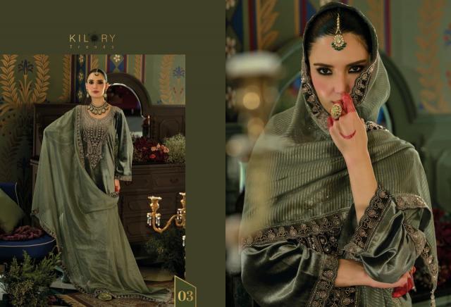 Kilory Valentino catalog designer salwar kameez at wholesale price - Sanvari Fashion