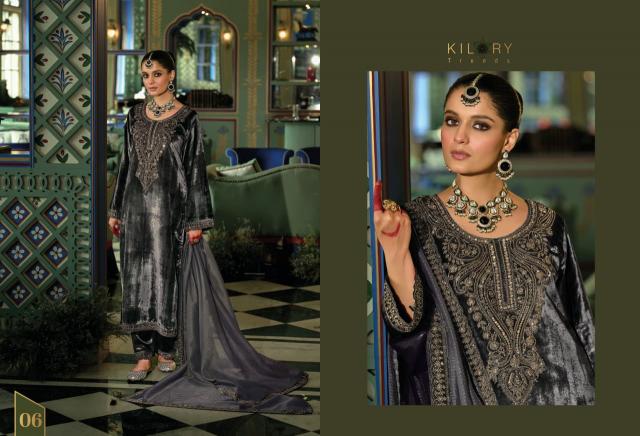 Kilory Valentino catalog designer salwar kameez at wholesale price - Sanvari Fashion