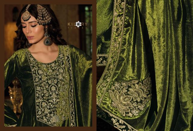 Kilory Zardozi catalog wholesale pakistani designer salwar kameez - Sanvari Fashion