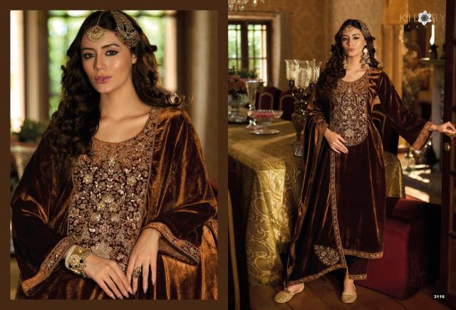 Kilory Zardozi catalog wholesale pakistani designer salwar kameez - Sanvari Fashion