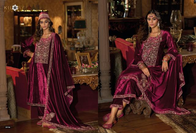 Kilory Zardozi catalog wholesale pakistani designer salwar kameez - Sanvari Fashion
