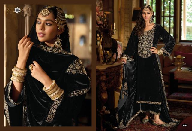 Kilory Zardozi catalog wholesale pakistani designer salwar kameez - Sanvari Fashion
