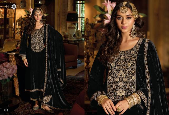 Kilory Zardozi catalog wholesale pakistani designer salwar kameez - Sanvari Fashion
