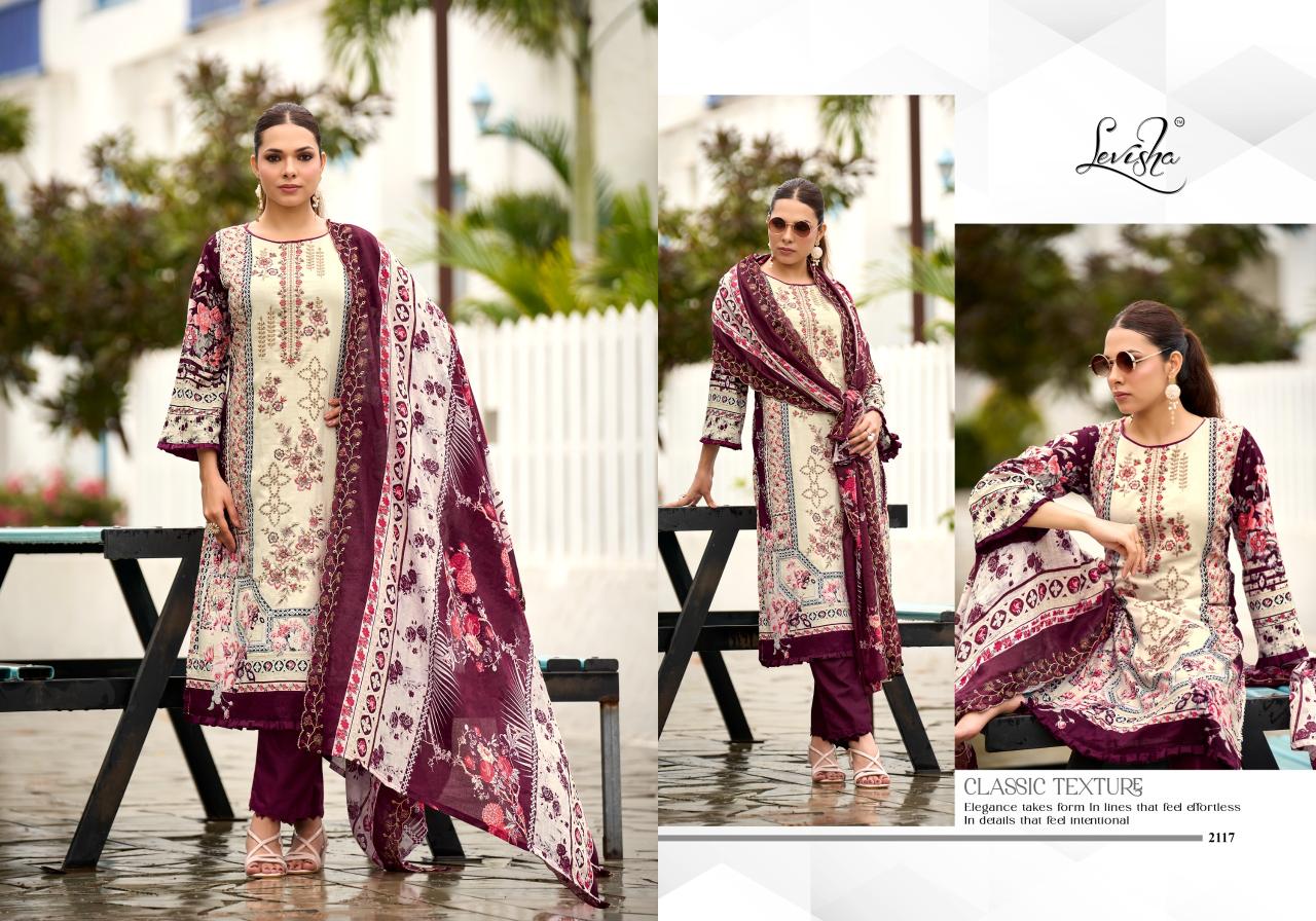 Levisha Madhubala vol 21 catalog wholesale ladies dress material market in surat - Sanvari Fashion