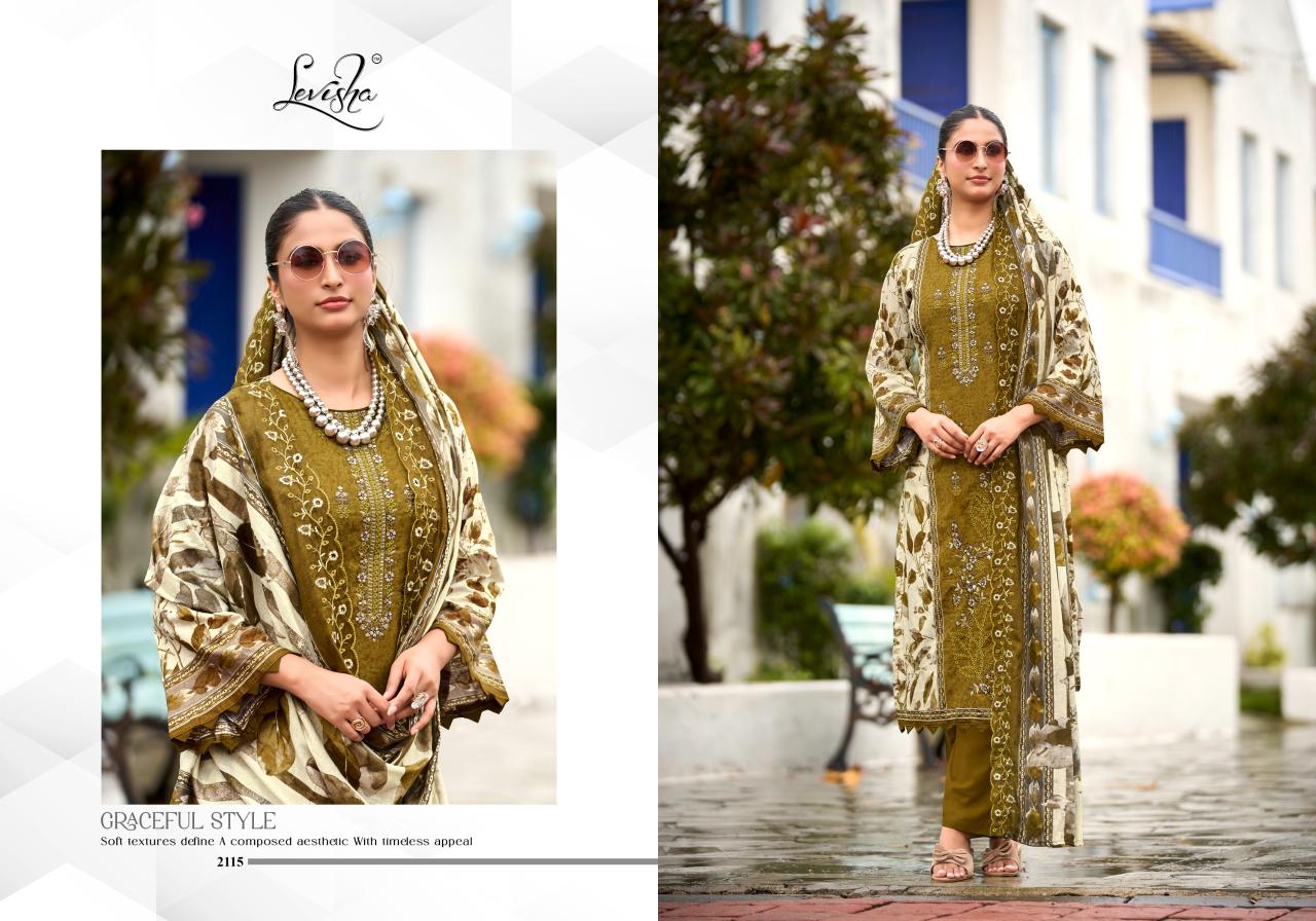 Levisha Madhubala vol 21 catalog wholesale ladies dress material market in surat - Sanvari Fashion
