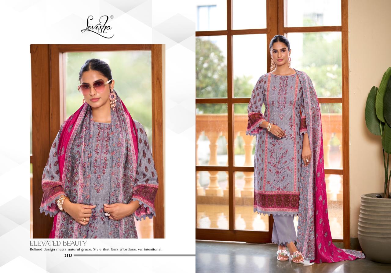 Levisha Madhubala vol 21 catalog wholesale ladies dress material market in surat - Sanvari Fashion