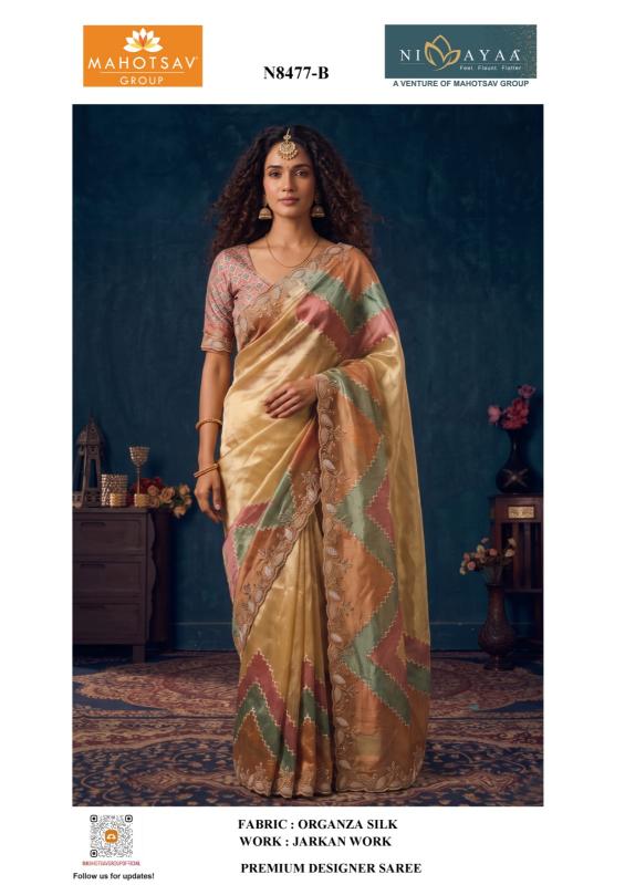 Mahotsav Nimaya Sanskriti vol 1 catalog best wholesale saree shop in chennai - Sanvari Fashion