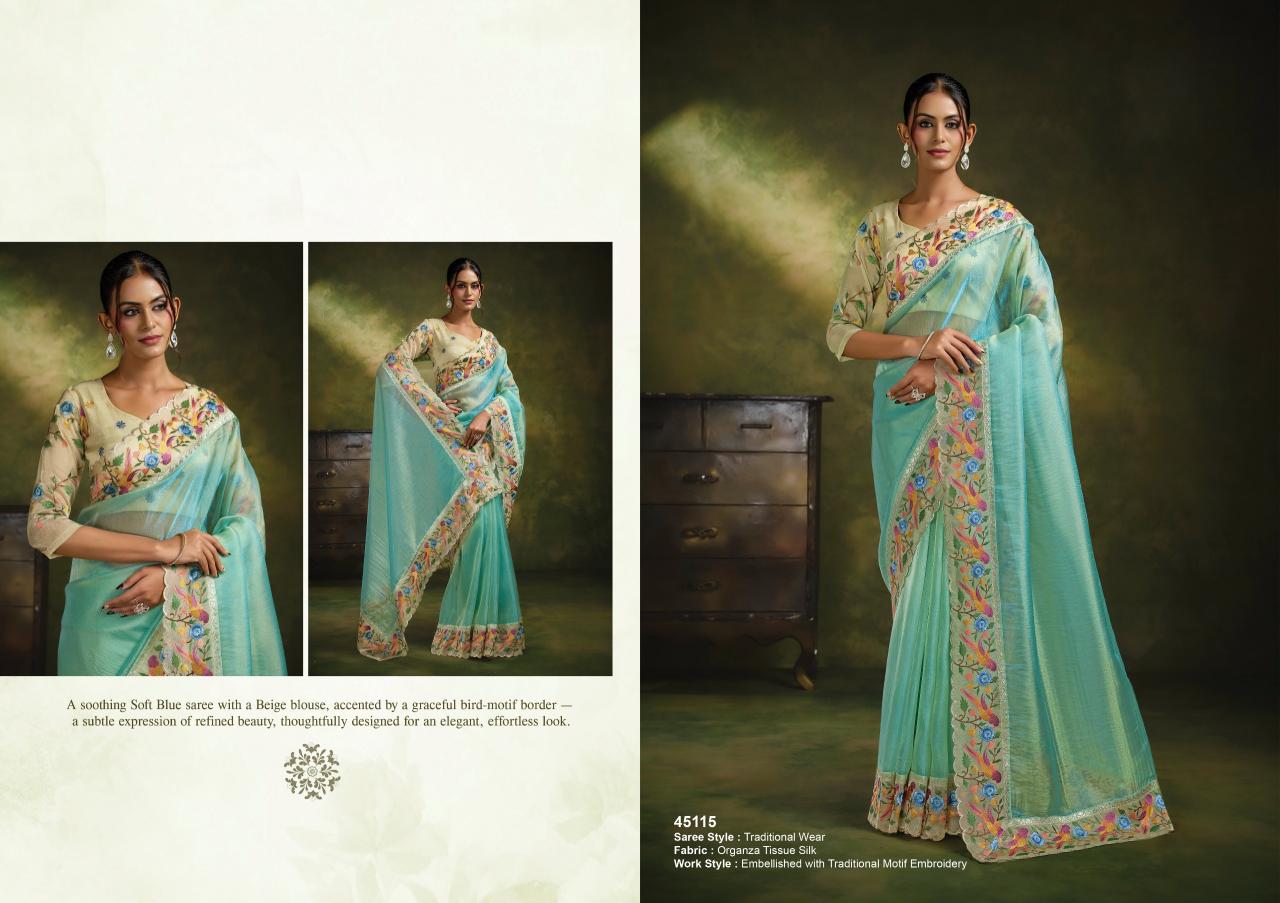 Mahotsav Norita 45100 Saadgi catalog fancy sarees wholesale market - Sanvari Fashion