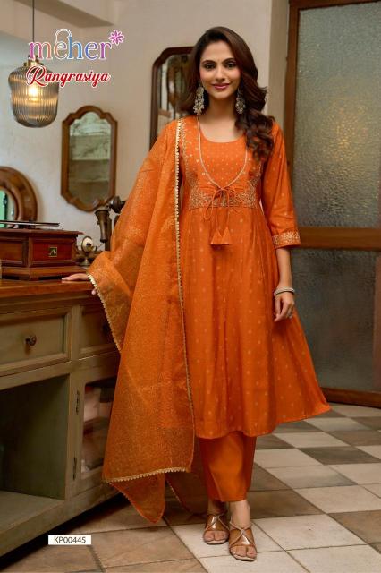 Meher Rangrasiya catalog wholesale kurtis wholesaler in bangalore - Sanvari Fashion