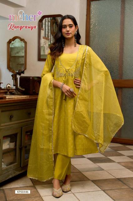 Meher Rangrasiya catalog wholesale kurtis wholesaler in bangalore - Sanvari Fashion