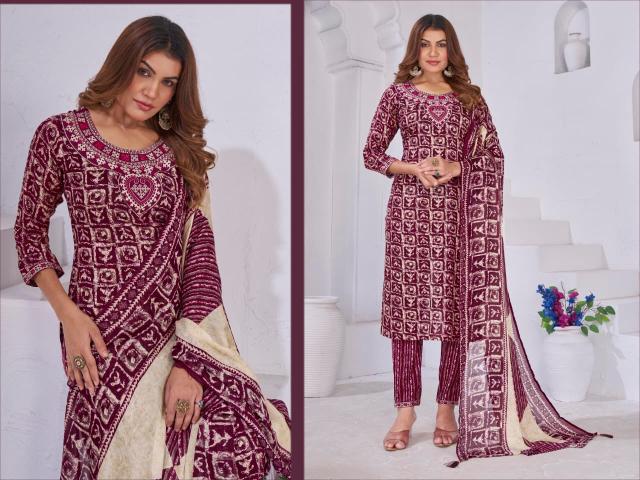 Moksh International Gori vol 3 catalog wholesale kurti pant set - Sanvari Fashion