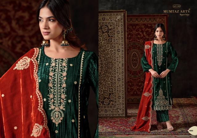 Mumtaz Arts Malika E Noor catalog karachi dress material in surat - Sanvari Fashion
