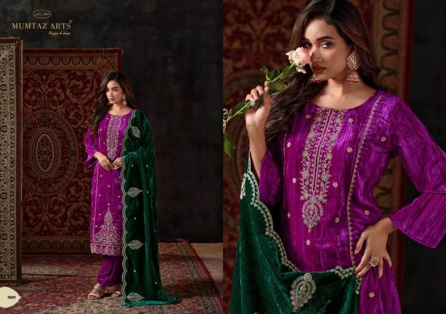 Mumtaz Arts Malika E Noor catalog karachi dress material in surat - Sanvari Fashion