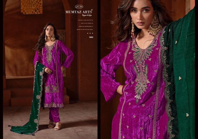 Mumtaz Arts Naazneen catalog wholesale market for dress material in bangalore - Sanvari Fashion
