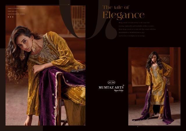 Mumtaz Arts Naazneen catalog wholesale market for dress material in bangalore - Sanvari Fashion