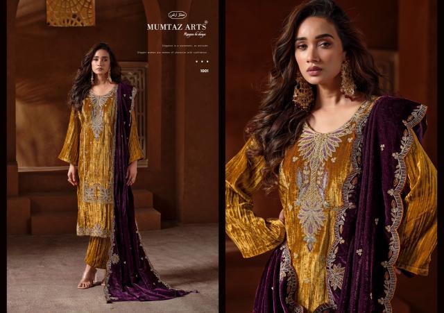Mumtaz Arts Naazneen catalog wholesale market for dress material in bangalore - Sanvari Fashion