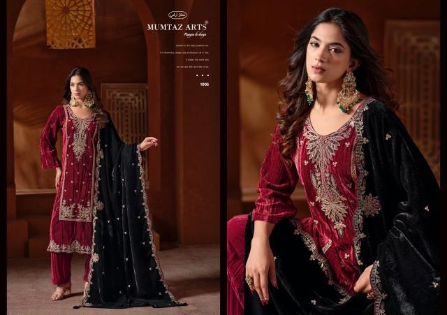 Mumtaz Arts Naazneen catalog wholesale market for dress material in bangalore - Sanvari Fashion