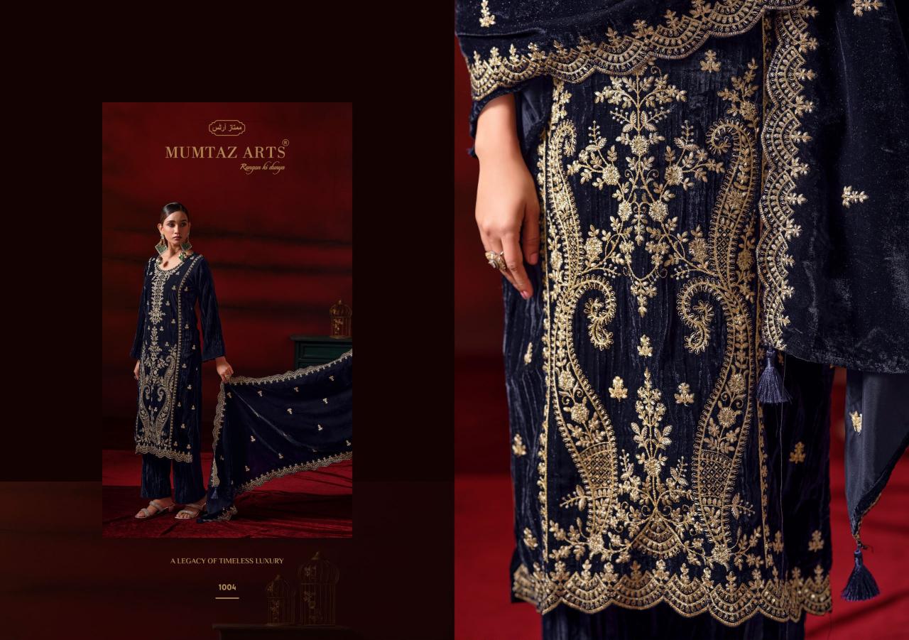 Mumtaz Arts Shehzaadi NX catalog wholesale market in ramanathapuram dress material - Sanvari Fashion