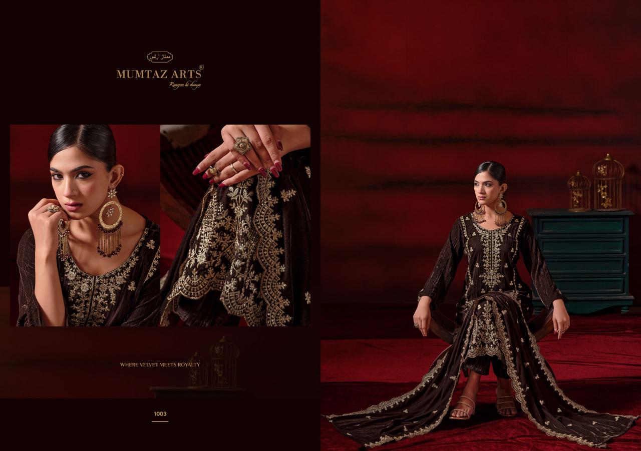 Mumtaz Arts Shehzaadi NX catalog wholesale market in ramanathapuram dress material - Sanvari Fashion