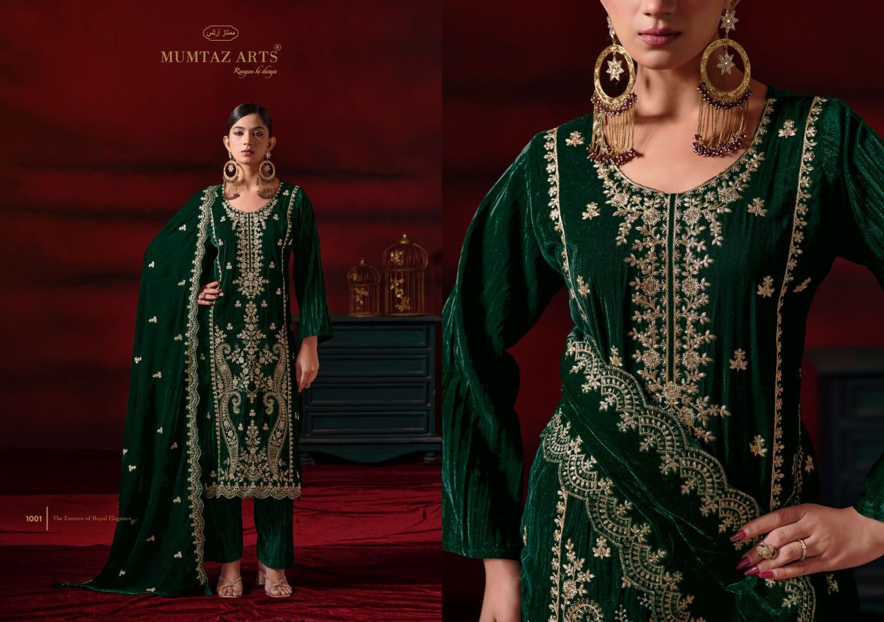 Mumtaz Arts Shehzaadi NX catalog wholesale market in ramanathapuram dress material - Sanvari Fashion