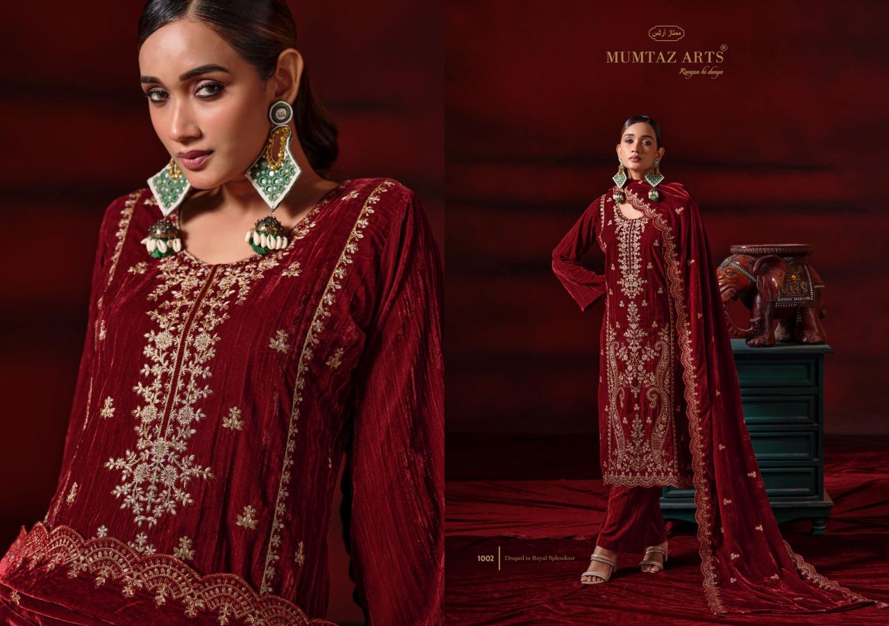 Mumtaz Arts Shehzaadi NX catalog wholesale market in ramanathapuram dress material - Sanvari Fashion