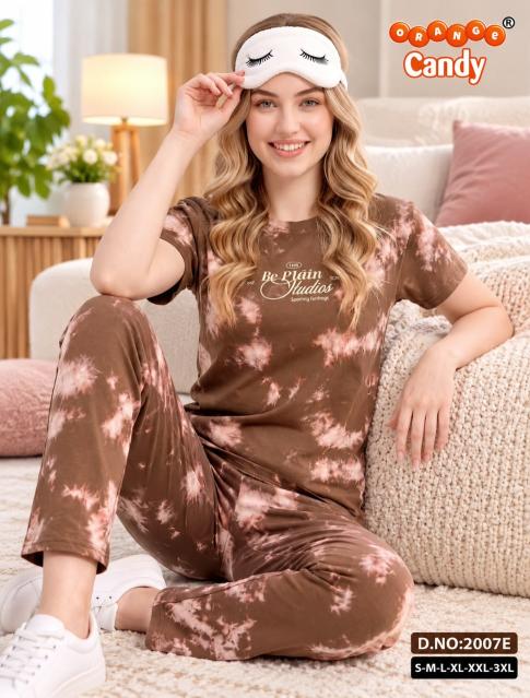 Orange Candy 2007 catalog night suit bulk order - Sanvari Fashion