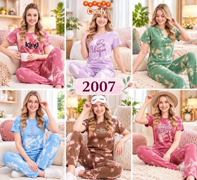 Orange Candy 2007 catalog night suit bulk order - Sanvari Fashion