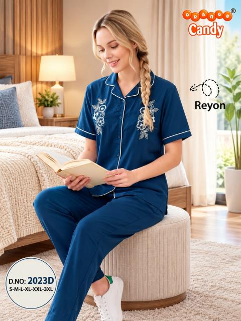 Orange Candy 2023 catalog nightwear business supplier - Sanvari Fashion