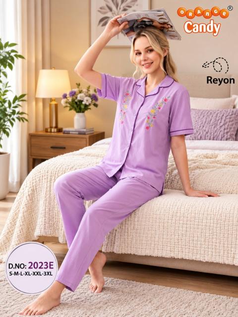Orange Candy 2023 catalog nightwear business supplier - Sanvari Fashion