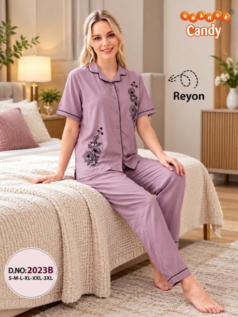 Orange Candy 2023 catalog nightwear business supplier - Sanvari Fashion